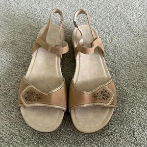 Dansko Womens Blythe Leather Open Toe‎ Casual Slingback Sandals Size 42